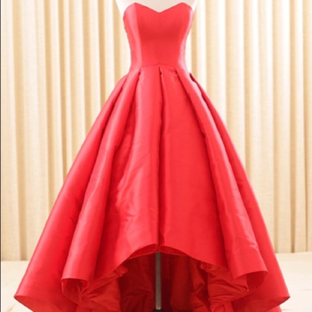 Red Satin Gown